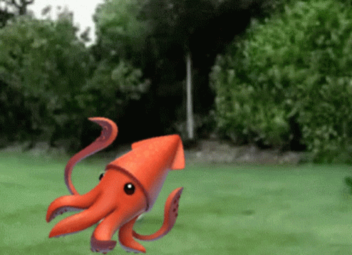 Kraken Apple Squid Emoji GIF