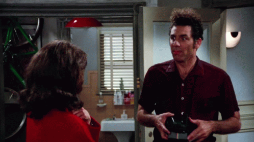 Kramer Blinded By Polaroid GIF