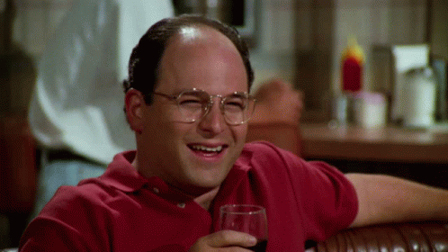Kramer Giddy Up George Costanza Wink GIF