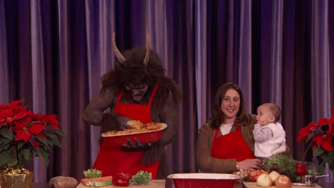 Krampus Eating So Much GIF