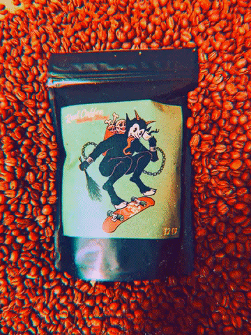 Krampus Coffee Pack GIF