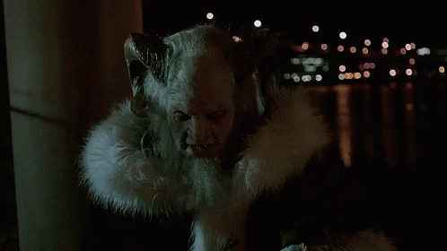 Krampus Scary Tongue Out GIF