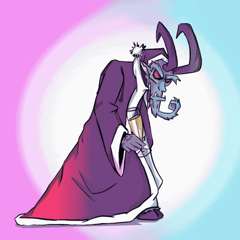 Krampus Transform Bling Lamborghini GIF