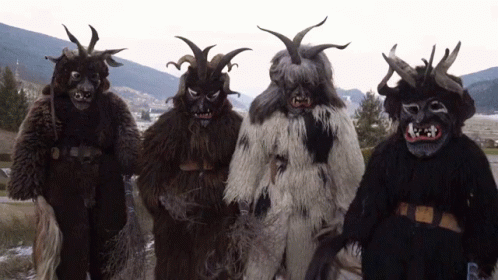 Krampus With Friends GIF