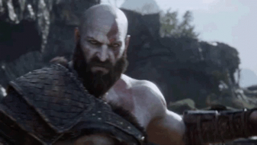 The True God Of War Kratos GIF