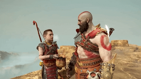 Kratos Atreus God Of War GIF