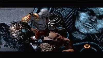 Kratos God Of War Angry Punch Loop GIF