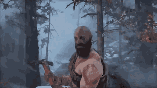 Kratos God Of War Smirk Nod GIF