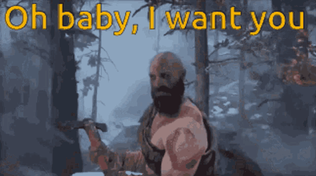 Kratos I Want You Smirk GIF