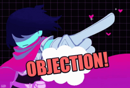 Kris Deltarune Objection GIF