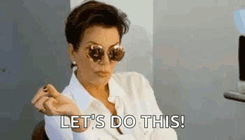 Kris Jenner Lets Do It GIF