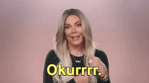Kris Jenner Says Okurrr GIF