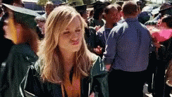 Kristen Bell Finger Gun Gesture GIF