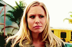 Kristen Bell Can't Hear You Motion GIF