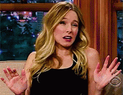 Kristen Bell Interview With Craig Ferguson GIF