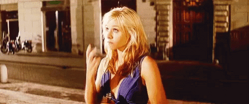 Kristen Bell Eyes On You Gesture GIF