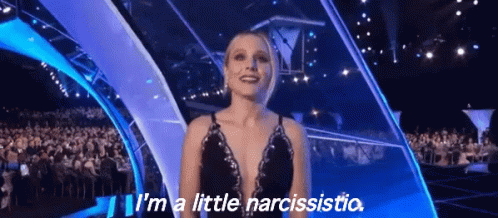 Kristen Bell Im A Little Narcissist Meme GIF