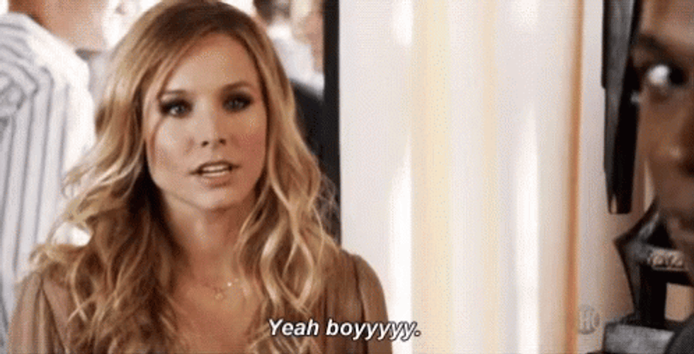 Kristen Bell Yeah Boyyyyy GIF