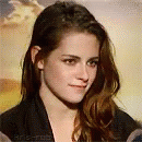 Kristen Stewart Raising Eyebrows GIF