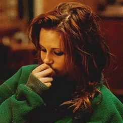 Kristen Stewart Shy Look GIF