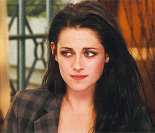 Kristen Stewart Smirk Eyes While Interview GIF