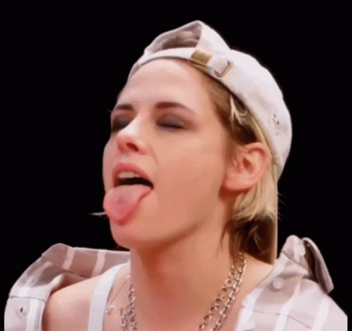 Kristen Stewart Tounge Out GIF