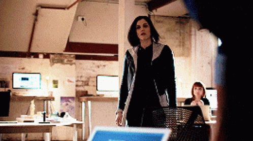 Kristen Stewart Walking Forward Surprise Look GIF