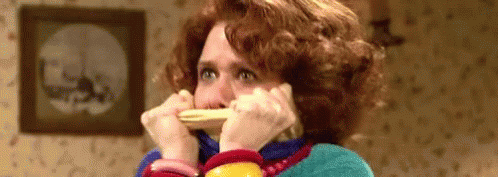 Kristin Wiig Anxiously Waiting GIF