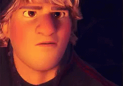 Kristoff Squinting Frozen Movie GIF
