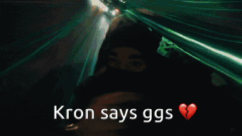 Kron Says Ggs With Broken Heart GIF