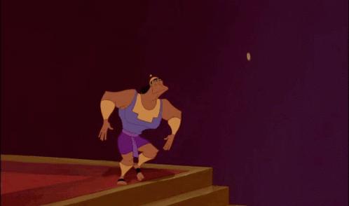 Kronk Jumping Falling GIF