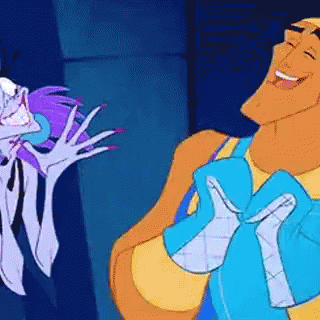 Kronk Laughing Giggling GIF