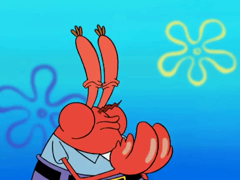 Krusty Crab Chewing Gum GIF