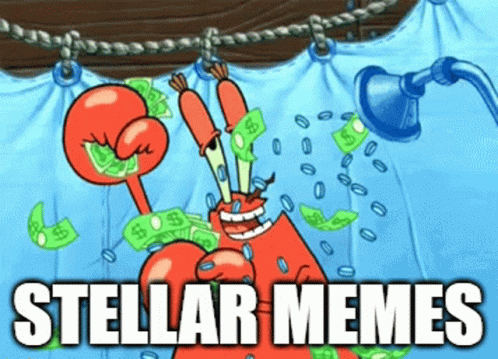 Krusty Crab Make It Rain Money GIF