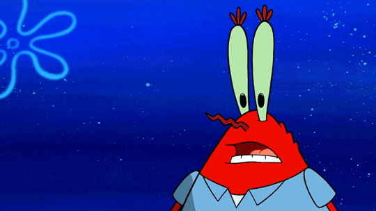 Krusty Krab Heart Eyes GIF
