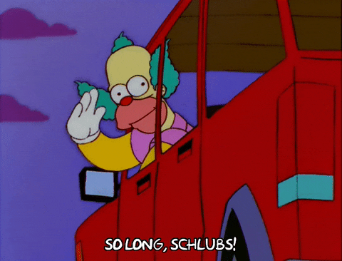 Krusty So Long Schlubs See Ya GIF