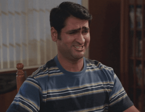 Kumail Nanjiani Awesome Eyebrows Trick GIF