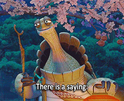 Kung Fu Panda Oogway Sharing Wisdom GIF