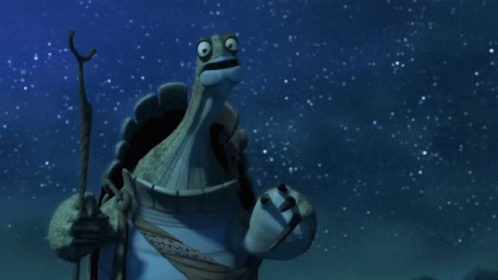 Kung Fu Panda Oogway Standing GIF