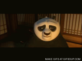 Kung Fu Panda Po Changing Reaction GIF