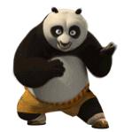 Kung Fu Panda Po Making Moves GIF