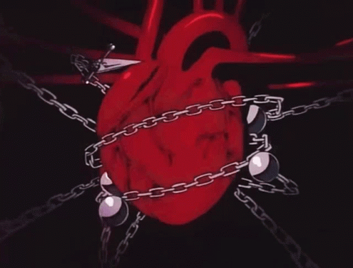 Kurapika Chained Heart GIF