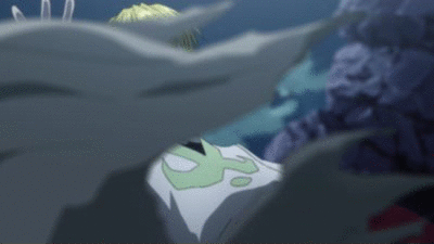 Kurapika Healing With Holy Chain GIF