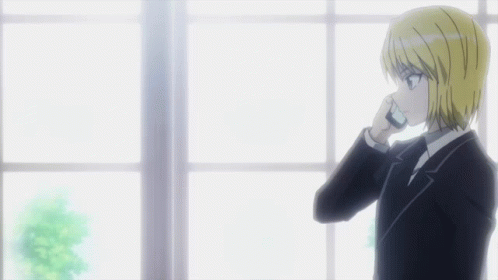 Kurapika On The Phone GIF