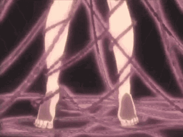 Kurapika Whole Body Chained Nen GIF