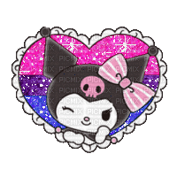 Kuromi Kuromi Heart Sticker GIF