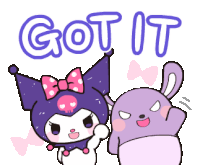 Kuromi Sanrio Sticker GIF