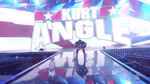 Kurt Angle Fireworks Extravagant Introduction Meme GIF