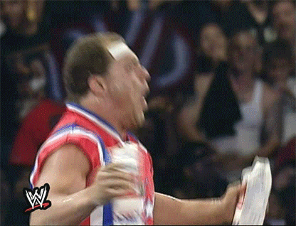 Kurt Angle Pumped Up Rallying Crowd Meme GIF