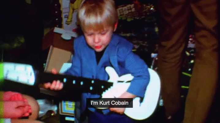 Kurt Cobain Turns Two GIF